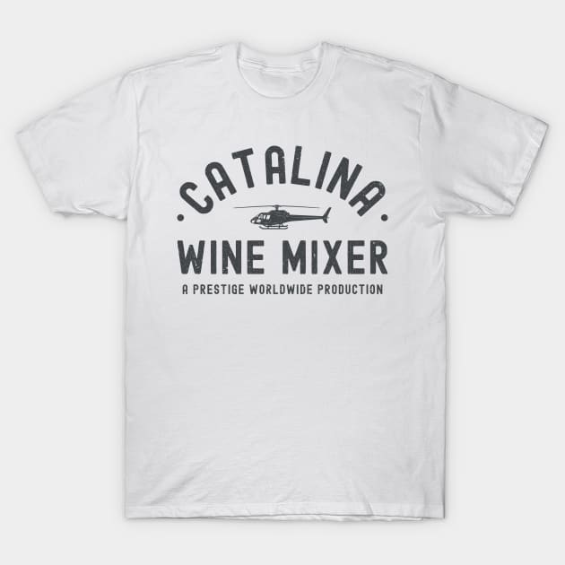 Catalina Wine Mixer T-Shirt by graphictone